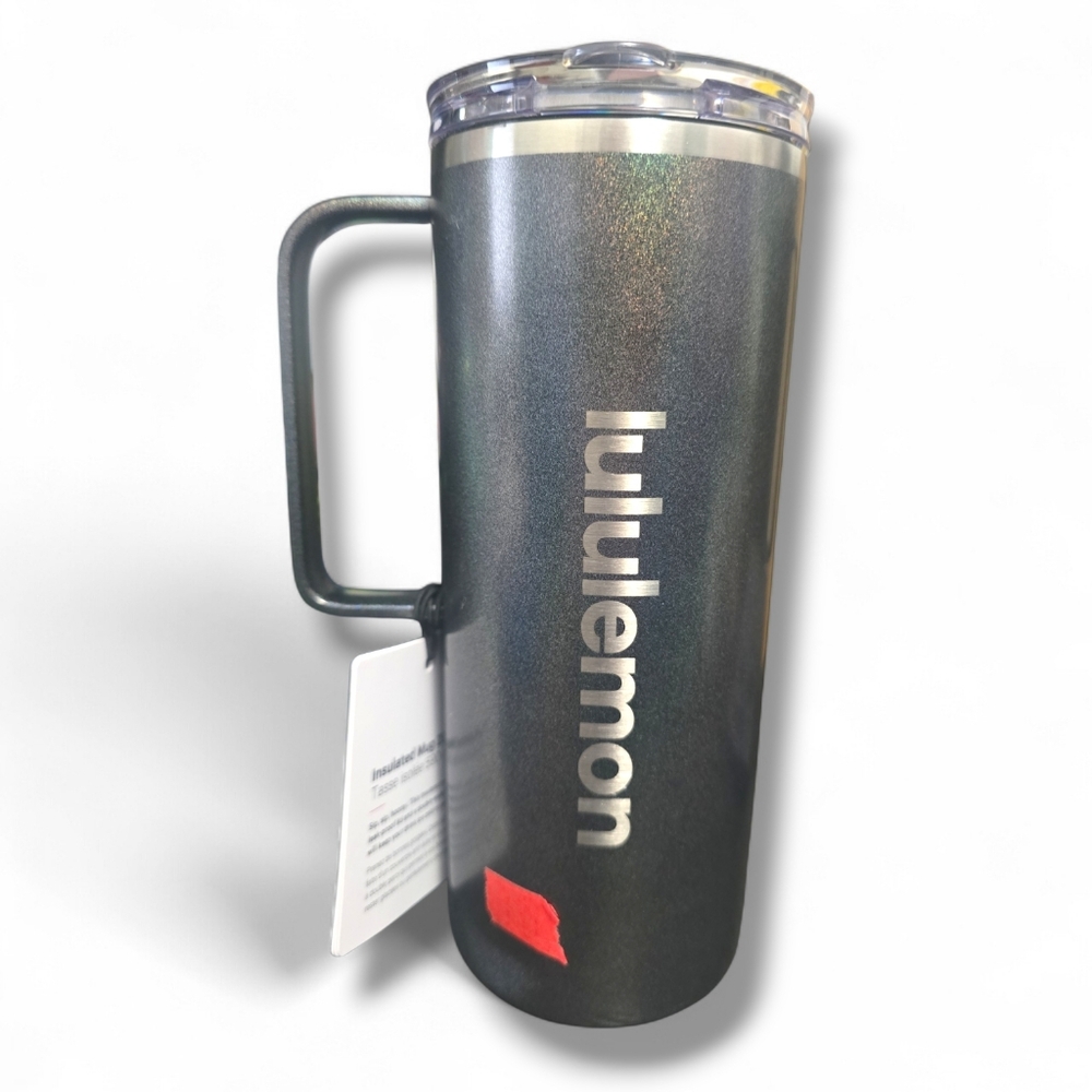 Lululemon Black Travel Mug